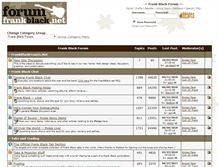Tablet Screenshot of forum.frankblack.net